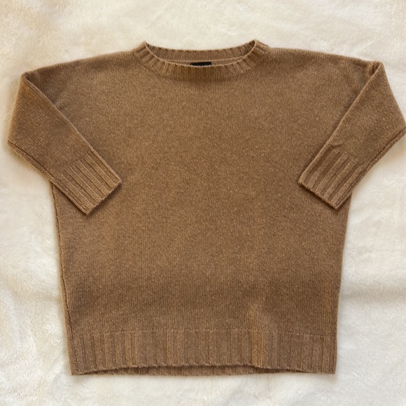 J. Crew Italian Cashmere Dolman 3/4 Sleeve Sweater Size XXS - Picture 6 of 15